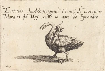 Entrada de Monseigneur Henry de Lorraine, Marqués de Moy, bajo el nombre de Pirandre