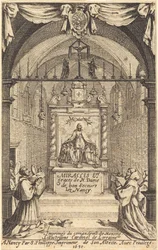Frontispicio para los Milagros y Gracias de Nuestra Señora de "Bon-Secours-les-Nancy"