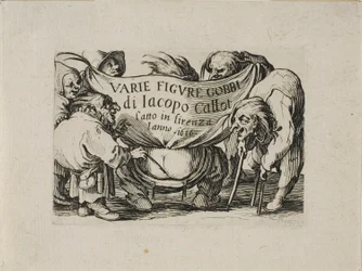 Frontispicio, de Varie Figure Gobbi
