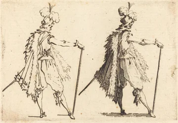 Caballero con bastón, c. 1617