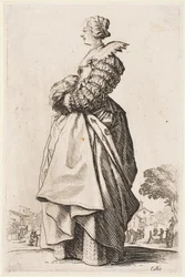 Dama con manguito, de la serie “La nobleza de Lorena”