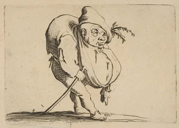 Le Bossu a La Canne, de Varie Figure Gobbi, suite llamada..., 1616-22