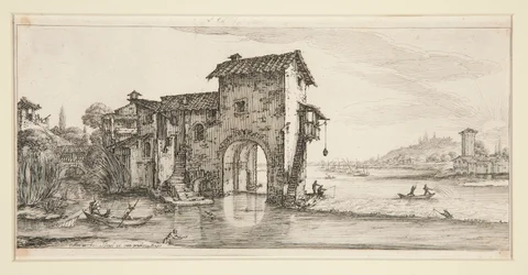 Le moulin a eau (El molino sobre el agua), de Paisajes para Giovanni de Medici