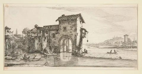 El molino de agua, de Paisajes para Giovanni de Medici