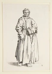 Mujer tuerta, de Los mendigos (La borgnesse)
