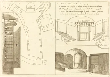 Plano y Elevación de la Iglesia de la Santa Natividad