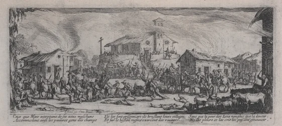 Saqueo de una aldea, de 