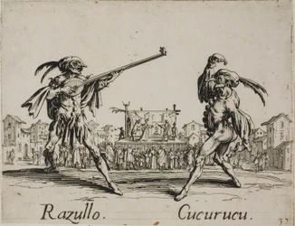 Razullo - Cucurucu, placa 19 de Balli di Sfessania