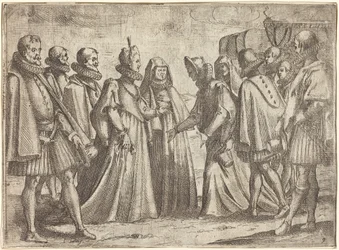 Recepción en Mantua [recto], 1612