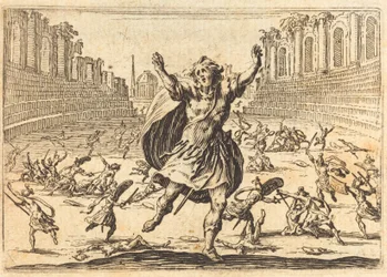 Escaramuza en un circo romano