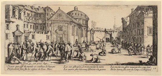 Hospital, página 15 de la serie «Los horrores de la guerra»