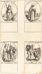 San Antonio; Santa Prisca; San Germánico; Santos Fabián y Sebastián