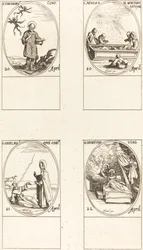 San Teodoro; Santa Inés de Monte Pulciano; San Anselmo, Arzobispo de Canterbury; San