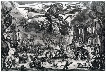 Tentación de San Antonio, c1615-1635, 1924