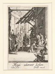 La Adoración de los Reyes Magos, n. 8 de La vida de la Virgen