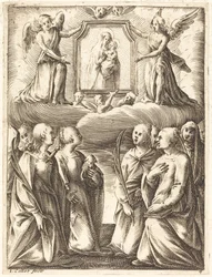 La Adoración de la Virgen y el Niño