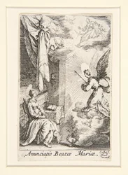 La Anunciación, n. 5 de La vida de la Virgen