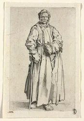 Los mendigos: Mujer tuerta, c. 1623