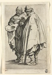 Los Mendigos: El ciego y su compañero, c. 1623