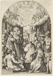 La muerte de san Benito