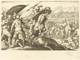 La derrota de la caballería turca, c. 1614