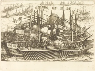 La primera batalla naval