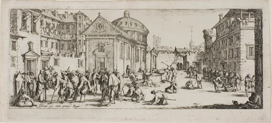 El Hospital, lámina quince de Las miserias de la guerra