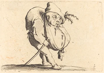El jorobado con un bastón, c. 1622