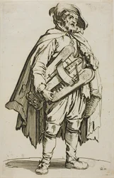El tocador de zanfoña, placa dos de Los mendigos
