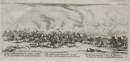 Las grandes miserias de la guerra: La batalla