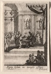 La vida de la Virgen: La presentación de Cristo en el templo