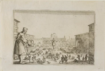 La marcha desde el Palacio de la Anunciación a Florencia, de Los Caprichos