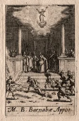 El Martirio de los Apóstoles: San Bernabé