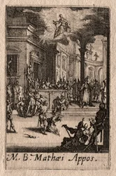 El martirio de los apóstoles: San Mateo
