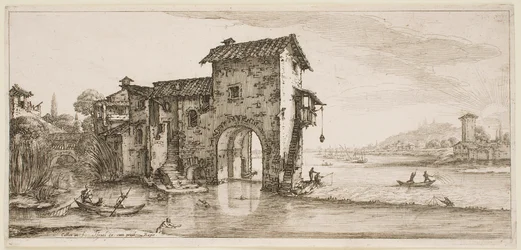 El molino junto al río, de la serie «Los paisajes de Florencia»