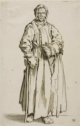 La mujer tuerta, placa quince de Los mendigos