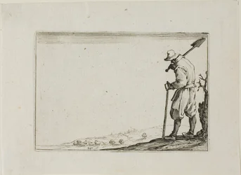 El campesino llevando su pala en el hombro, de Los Caprichos