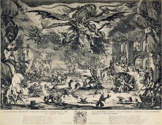 La tentación de San Antonio, 1635