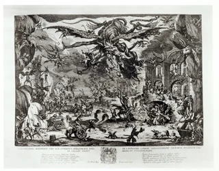La tentación de San Antonio, siglo XVII