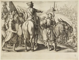 Las tropas en marcha