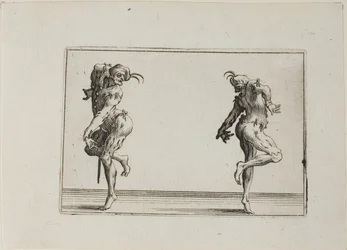 Los dos pantaloncitos de espaldas, de Los Caprichos