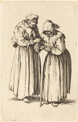 Dos mujeres mendigas, c. 1622