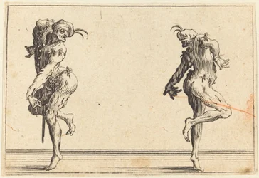 Dos pantalones bailando