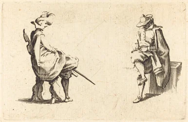 Dos Figuras Sentadas