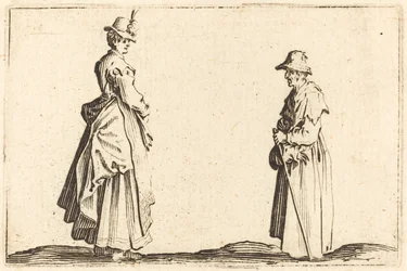 Dos mujeres de perfil