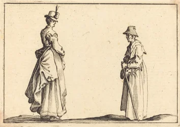 Dos mujeres de perfil, c. 1617