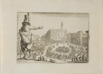 Vista de la Piazza Signoria, de Los Caprichos