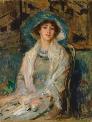 Retrato de la bailarina de ballet Tamara Karsavina