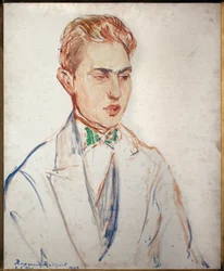 Estudio para el retrato de Raymond Radiguet (1903-1923). Obra de Jacques Emile Blanche (1861-1942)