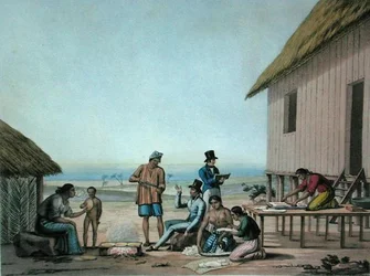 Agagna, Guam: Actividades domésticas, de 